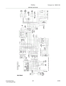 23 - Wiring Diagram parts for Frigidaire Refrigerator FRS3R3JB1 from AppliancePartsPros.com
