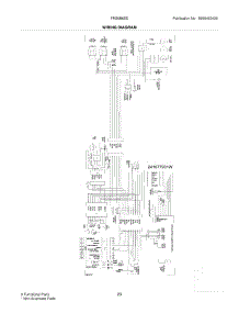 23 - Wiring Diagram parts for Frigidaire Refrigerator FRS6B6EEB0 from AppliancePartsPros.com