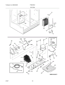 03 - System parts for Frigidaire Refrigerator FRS6HR4HB3 from AppliancePartsPros.com
