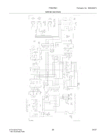 23 - Wiring Diagram parts for Frigidaire Refrigerator FRS6HR5HW3 from AppliancePartsPros.com