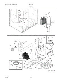 13 - System parts for Frigidaire Refrigerator FRS6LF7FS0 from AppliancePartsPros.com