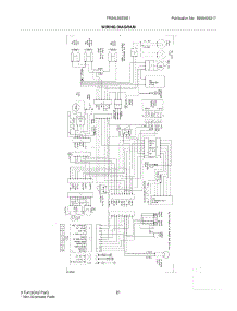 21 - Wiring Diagram parts for Frigidaire Refrigerator FRS6L9EESS1 from AppliancePartsPros.com