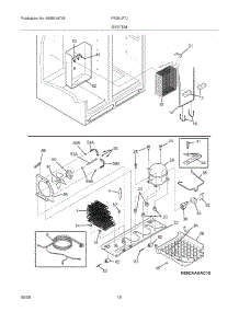 13 - System parts for Frigidaire Refrigerator FRS6LF7JM1 from AppliancePartsPros.com