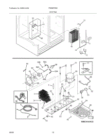 13 - System parts for Frigidaire Refrigerator FRS6B7EESBN from AppliancePartsPros.com