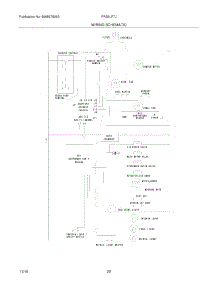 22 - Wiring Schematic parts for Frigidaire Refrigerator FRS6LF7JB6 from AppliancePartsPros.com