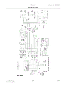 23 - Wiring Diagram parts for Frigidaire Refrigerator FRS6LE4FQ7 from AppliancePartsPros.com