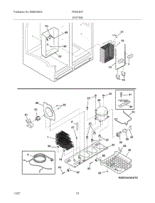 13 - System parts for Frigidaire Refrigerator FRS6LE4FWB from AppliancePartsPros.com