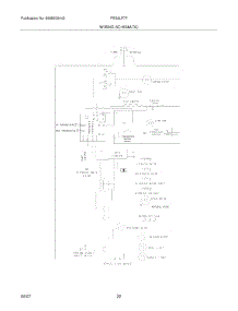 22 - Wiring Schematic parts for Frigidaire Refrigerator FRS6LF7FQC from AppliancePartsPros.com