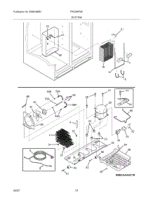13 - System parts for Frigidaire Refrigerator FRS26KF6EW7 from AppliancePartsPros.com