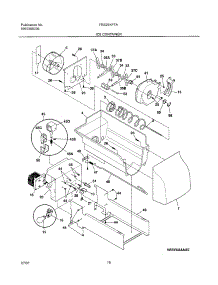 17 - Ice Container parts for Frigidaire Refrigerator FRS26KF7AB0 from AppliancePartsPros.com