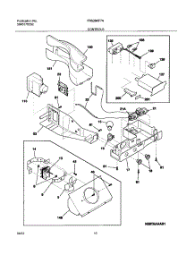 11 - Controls parts for Frigidaire Refrigerator FRS26KF7AB4 from AppliancePartsPros.com