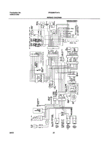 22 - Wiring Diagram parts for Frigidaire Refrigerator FRS26KF7AW3 from AppliancePartsPros.com