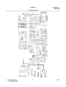 21 - Wiring Diagram parts for Frigidaire Refrigerator FRS26KF7AB0 from AppliancePartsPros.com