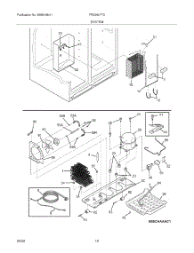 13 - System parts for Frigidaire Refrigerator FRS26LF7DSA from AppliancePartsPros.com