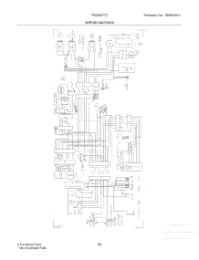 23 - Wiring Diagram parts for Frigidaire Refrigerator FRS26LF7DSA from AppliancePartsPros.com