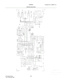 23 - Wiring Diagram parts for Frigidaire Refrigerator FRS6R4EB2 from AppliancePartsPros.com