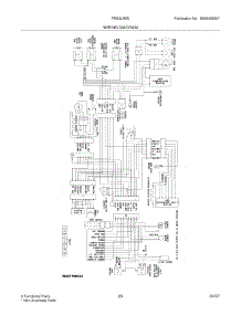 23 - Wiring Diagram parts for Frigidaire Refrigerator FRS3LR5EM2 from AppliancePartsPros.com