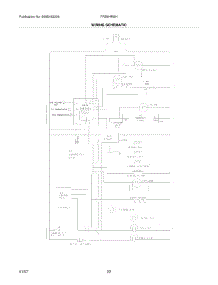 22 - Wiring Schematic parts for Frigidaire Refrigerator FRS6HR5HB1 from AppliancePartsPros.com