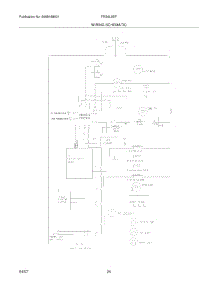 24 - Wiring Schematic parts for Frigidaire Refrigerator FRS6L9EFSS7 from AppliancePartsPros.com