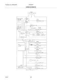 22 - Wiring Schematic parts for Frigidaire Refrigerator FRS6LE4FQ1 from AppliancePartsPros.com