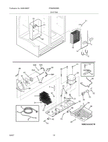 13 - System parts for Frigidaire Refrigerator FRS6R5ESBE from AppliancePartsPros.com