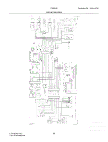 23 - Wiring Diagram parts for Frigidaire Refrigerator FRS6R4EW5 from AppliancePartsPros.com