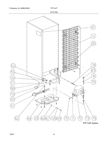 07 - System parts for Frigidaire Refrigerator FRT124FWK0 from AppliancePartsPros.com
