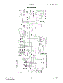 23 - Wiring Diagram parts for Frigidaire Refrigerator FRS6LR5EM7 from AppliancePartsPros.com