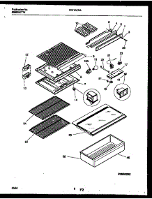 05 - Shelves And Supports parts for Frigidaire Refrigerator FRT13CRAD1 from AppliancePartsPros.com