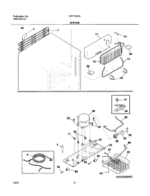 09 - System parts for Frigidaire Refrigerator FRT14B4AW2 from AppliancePartsPros.com