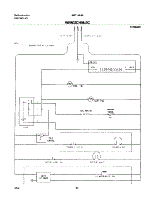 10 - Wiring Schematic parts for Frigidaire Refrigerator FRT14B4AW2 from AppliancePartsPros.com