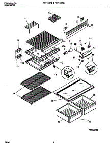 05 - Shelves, Controls, Divider, Mullion parts for Frigidaire Refrigerator FRT15CRBD1 from AppliancePartsPros.com