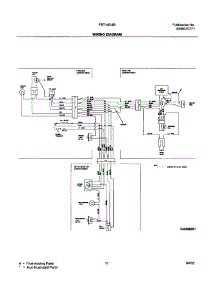 11 - Wiring Diagram parts for Frigidaire Refrigerator FRT14G4BW0 from AppliancePartsPros.com
