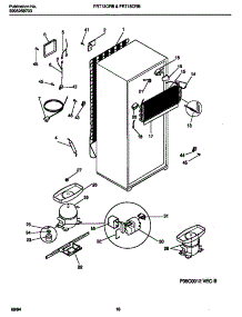 06 - Cooling System parts for Frigidaire Refrigerator FRT15CRBD1 from AppliancePartsPros.com