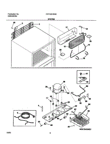 09 - System parts for Frigidaire Refrigerator FRT15B1BW0 from AppliancePartsPros.com
