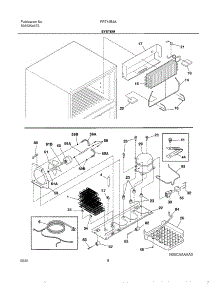 09 - System parts for Frigidaire Refrigerator FRT15B3AT0 from AppliancePartsPros.com