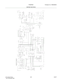 23 - Wiring Diagram parts for Frigidaire Refrigerator FRS6HR5HMB2 from AppliancePartsPros.com