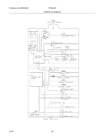 22 - Wiring Schematic parts for Frigidaire Refrigerator FRS6LE4FB2 from AppliancePartsPros.com