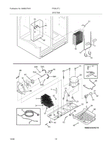 13 - System parts for Frigidaire Refrigerator FRS6LF7JS3 from AppliancePartsPros.com