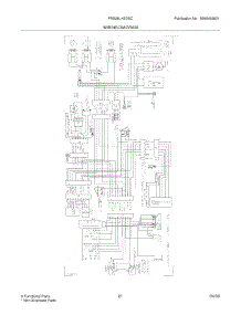 21 - Wiring Diagram parts for Frigidaire Refrigerator FRS26LH5DSC from AppliancePartsPros.com