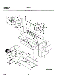 17 - Ice Container parts for Frigidaire Refrigerator FRS26R2AQ5 from AppliancePartsPros.com