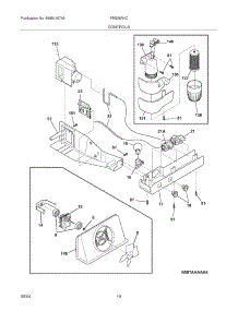 11 - Controls parts for Frigidaire Refrigerator FRS26R4CB6 from AppliancePartsPros.com
