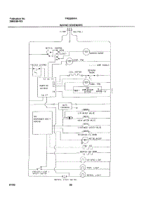 20 - Wiring Schematic parts for Frigidaire Refrigerator FRS26R4AQ7 from AppliancePartsPros.com