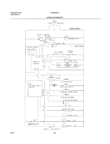 20 - Wiring Schematic parts for Frigidaire Refrigerator FRS26R4AB0 from AppliancePartsPros.com