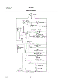 20 - Wiring Schematic parts for Frigidaire Refrigerator FRS26R4CB1 from AppliancePartsPros.com