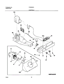 11 - Controls parts for Frigidaire Refrigerator FRS26W2AQ4 from AppliancePartsPros.com