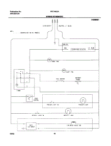 10 - Wiring Schematic parts for Frigidaire Refrigerator FRT14G5AW0 from AppliancePartsPros.com