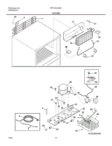 09 - System parts for Frigidaire Refrigerator FRT15B1BW1 from AppliancePartsPros.com
