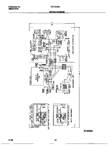 06 - Wiring Diagram parts for Frigidaire Refrigerator FRT15CRCW1 from AppliancePartsPros.com