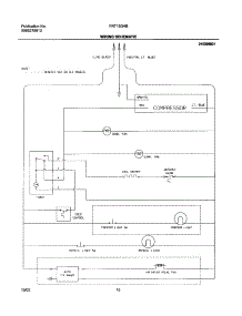 10 - Wiring Schematic parts for Frigidaire Refrigerator FRT15G4BW1 from AppliancePartsPros.com